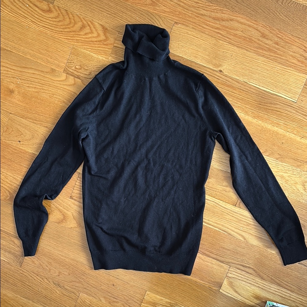 Black Turtleneck Sweater